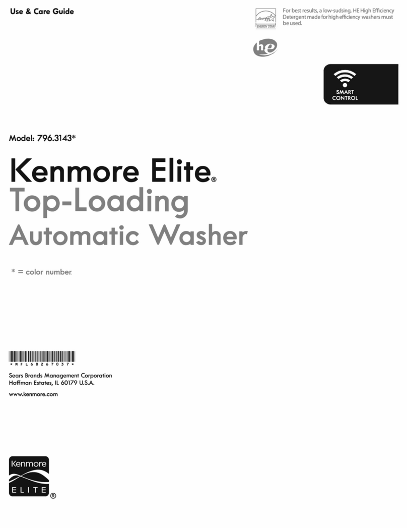 Kenmore 796.3143 Series User manual