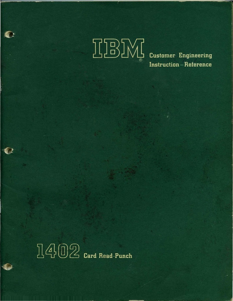 IBM 1402 Instruction & reference manual