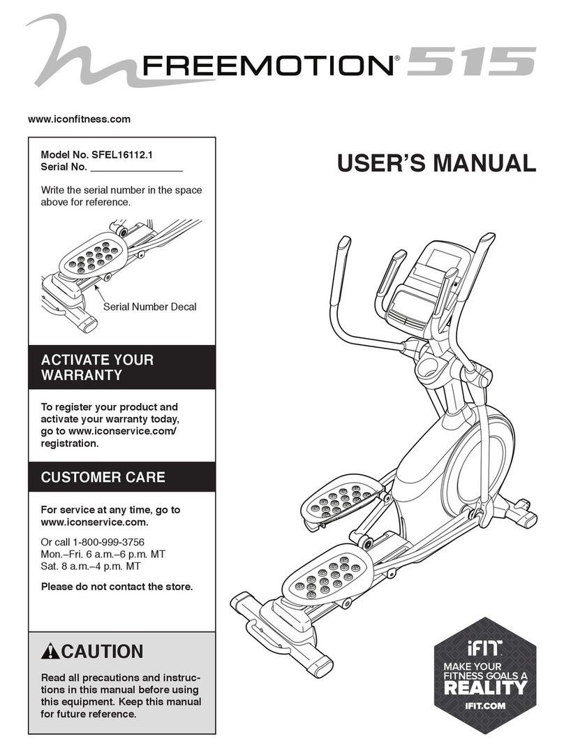 iFIT FREEMOTION 515 user manual