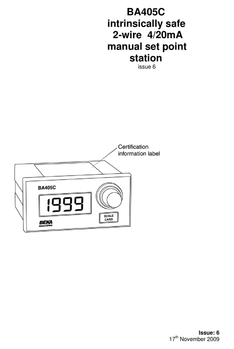 BEKA BA405C User manual