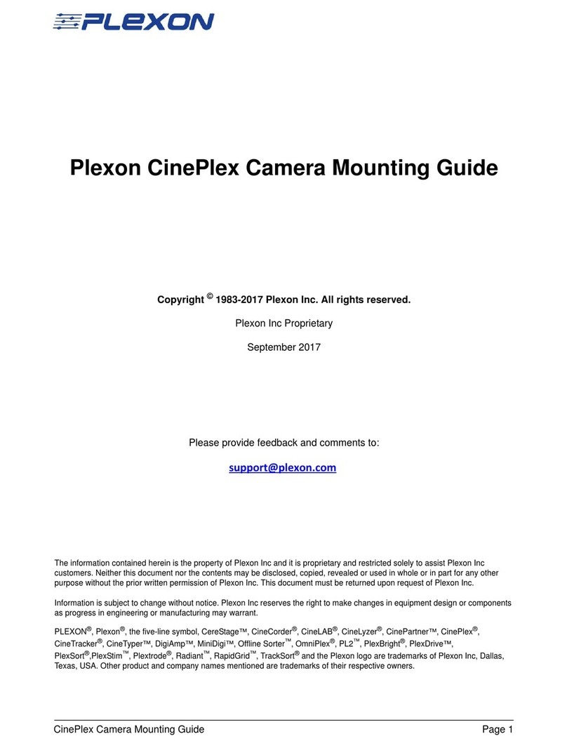 Plexon CinePlex Mounting guide