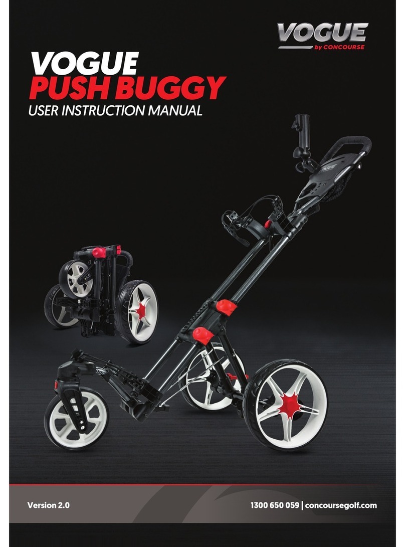Concourse VOGUE PUSH BUGGY Operator's manual Concourse VOGUE PUSH BUGGY Operator's manual