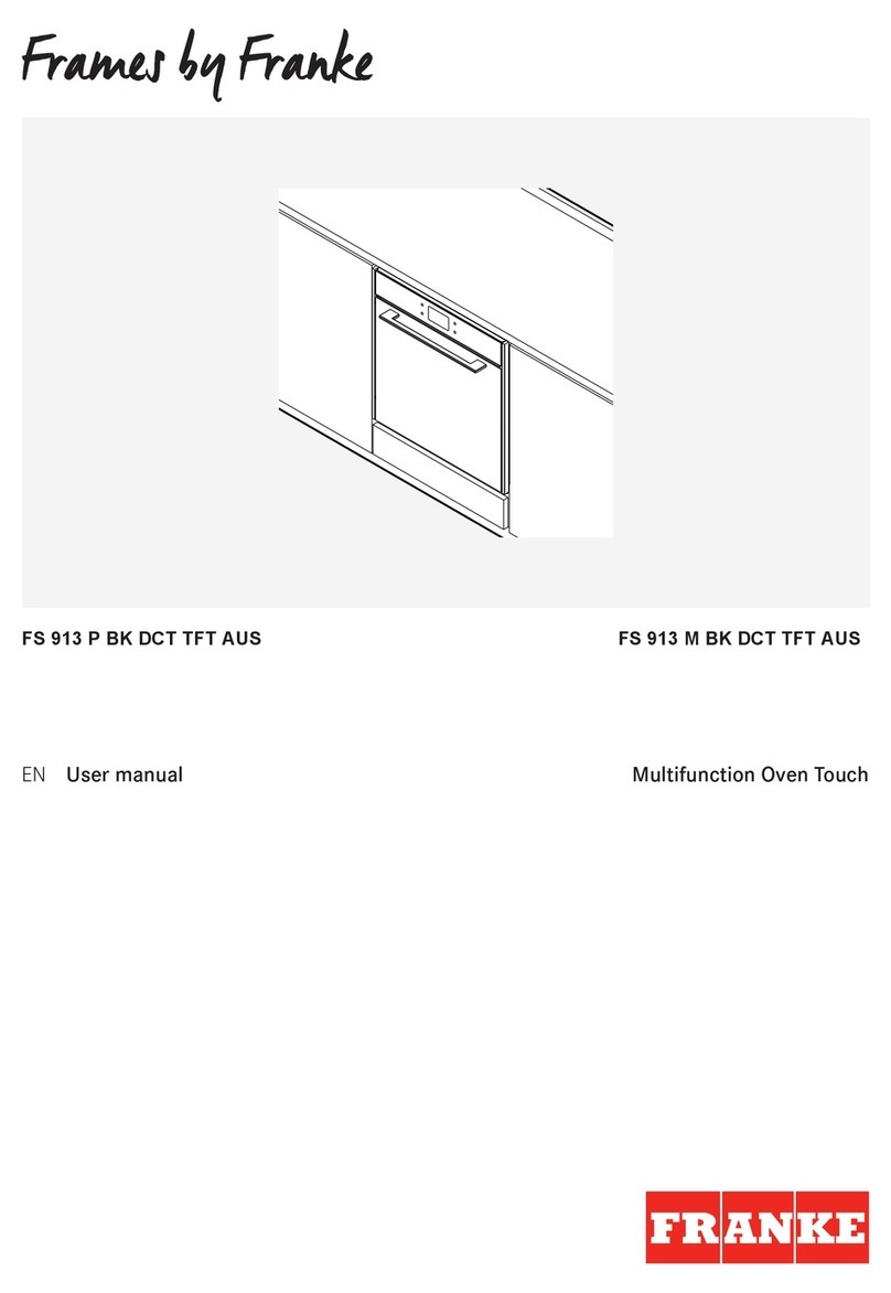 Franke FS 913 P BK DCT TFT AUS user manual