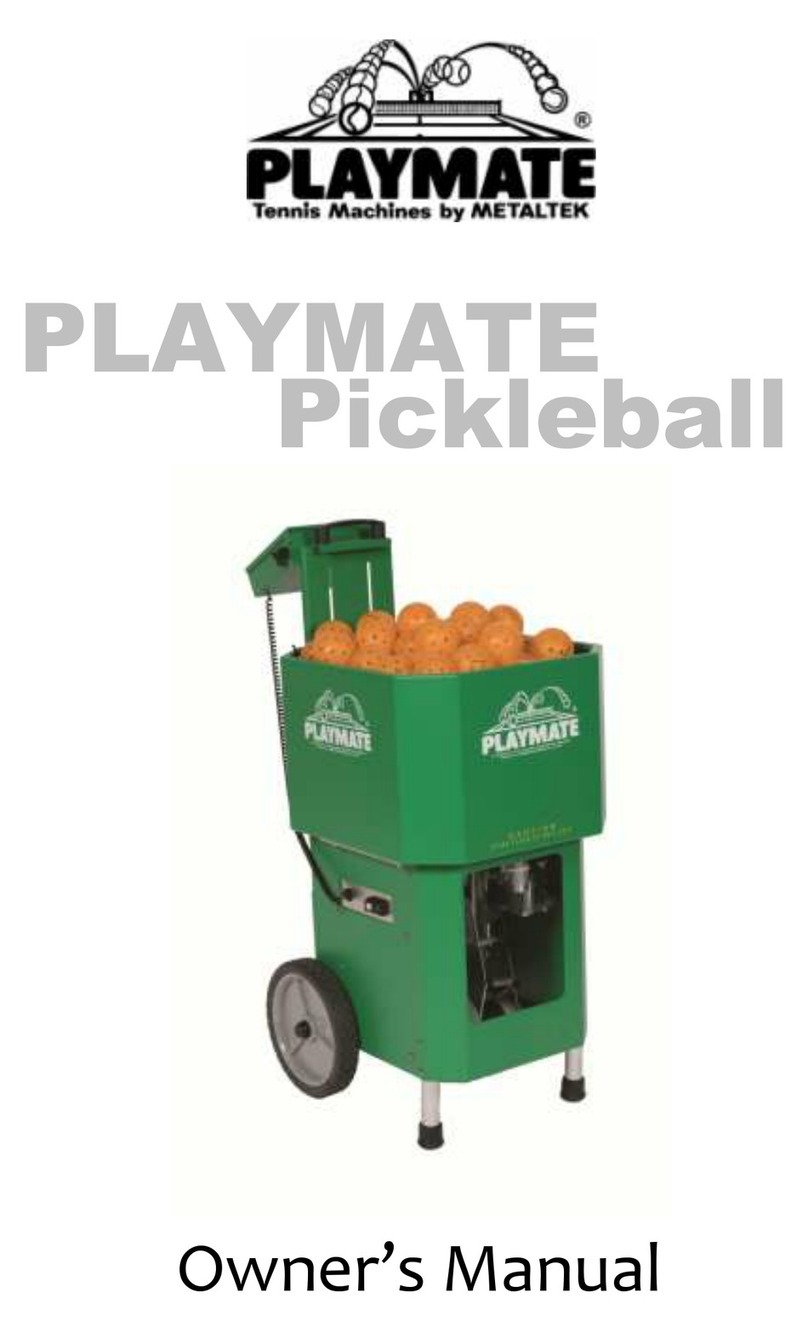 METALTEK PLAYMATE PICKLEBALL owner's manual