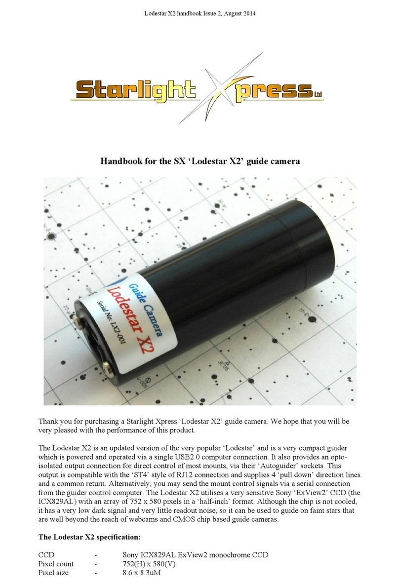 Starlight Xpress Lodestar X2 Handbook Guide