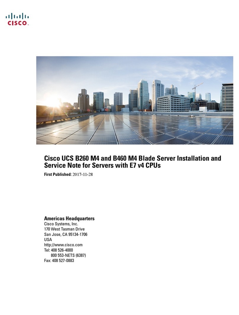 Cisco UCS B460 M4 Manual Cisco UCS B460 M4 Manual
