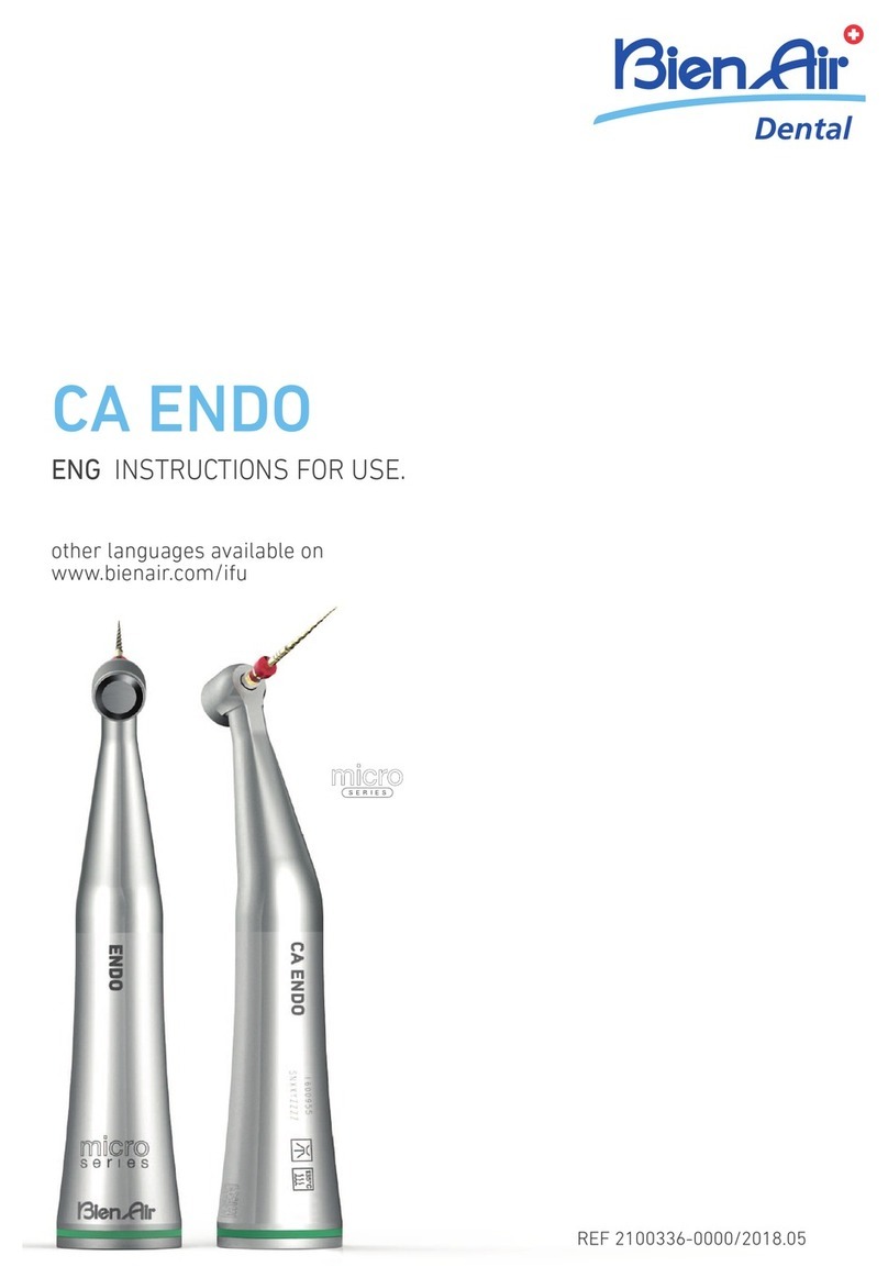 Bien Air CA ENDO Instructions for use Bien Air CA ENDO Instructions for use