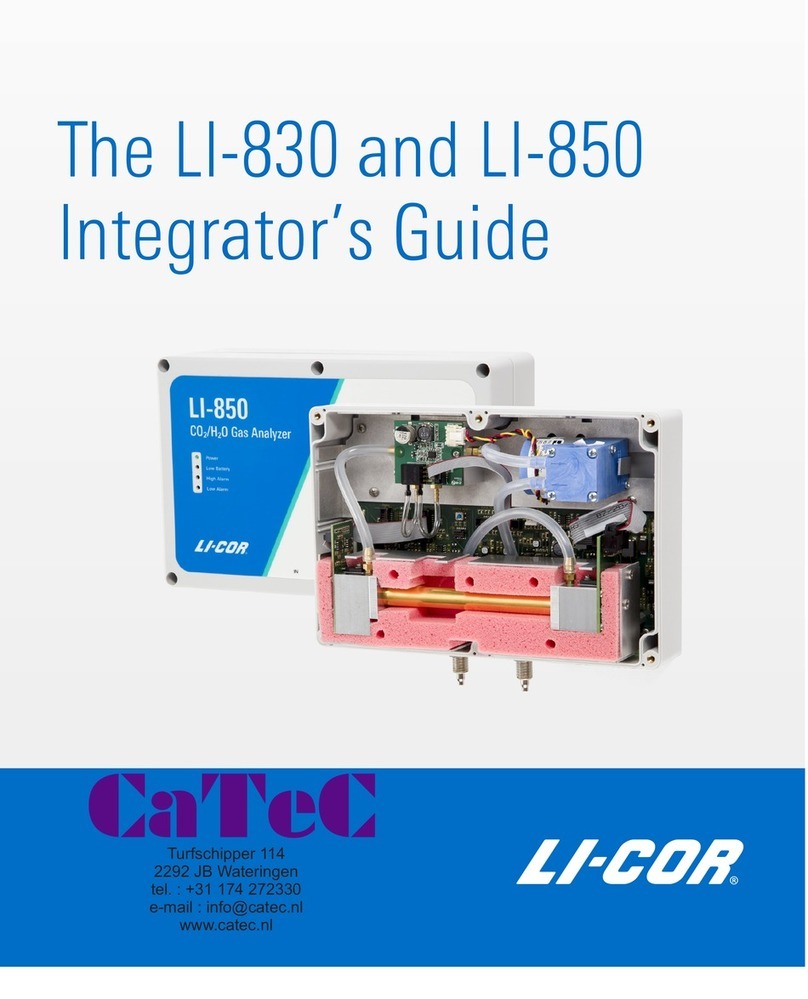 catec Li-Cor LI-830 Assembly Instructions
