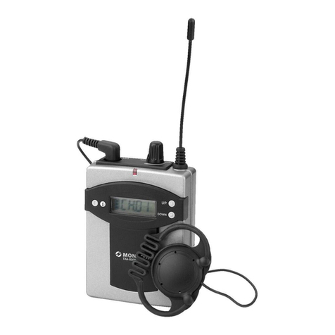 Monacor TXA-800R instruction manual