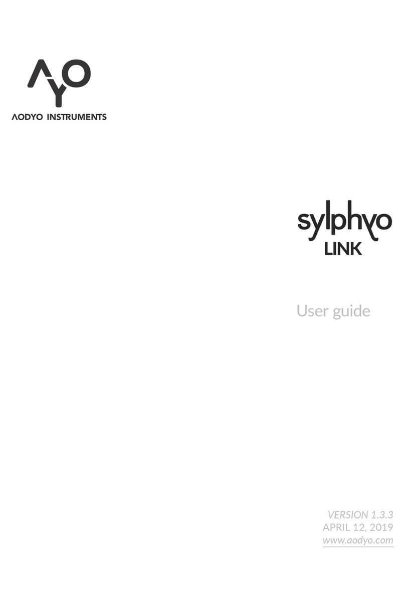 Aodyo Instruments Sylphyo Link User manual