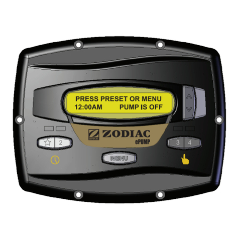 Zodiac ePump Installation and operation manual