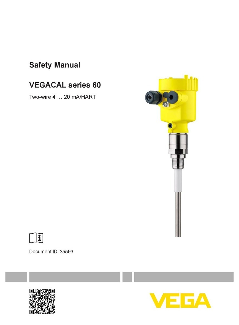 Vega VEGACAL 60 Series Safety manual