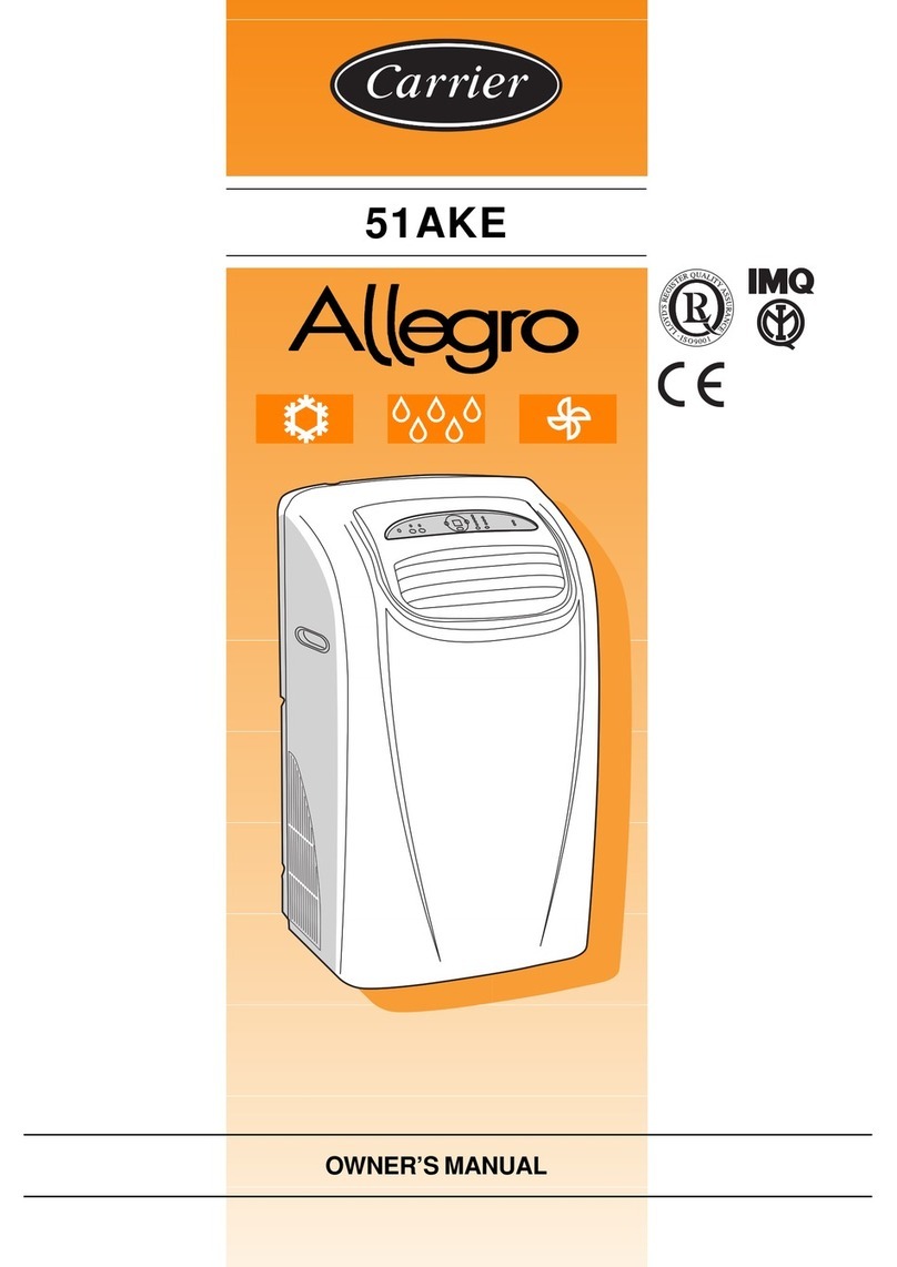 Carrier Allegro 51AKE075 User manual