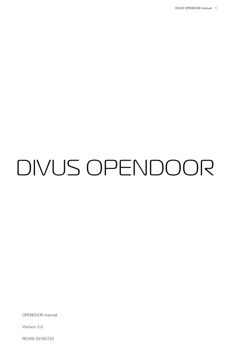 Divus OPENDOOR User manual