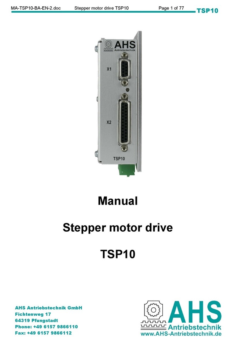 AHS Antriebstechnik TSP10 manual
