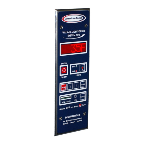 American Panel Walk-in Monitoring System 200 owner's manual