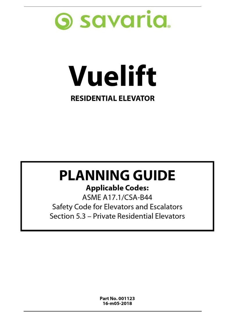 Savaria Vuelift Technical manual