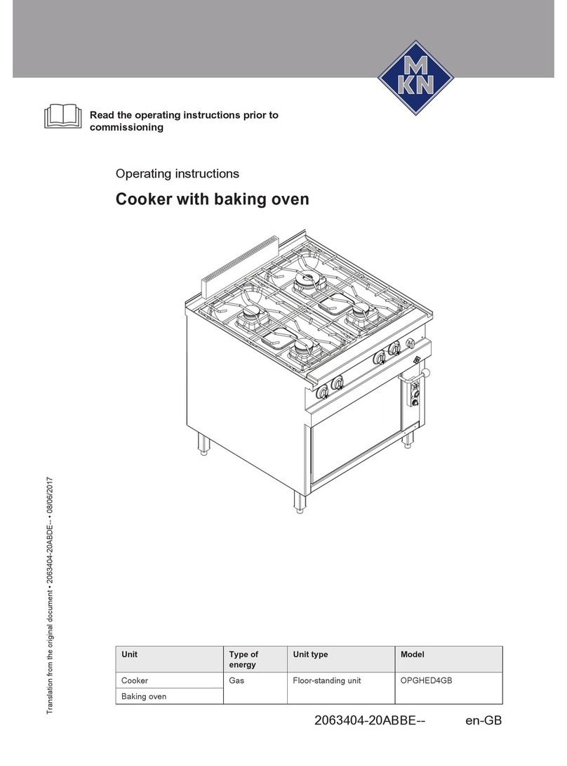 MKN OPGHED4GB operating instructions