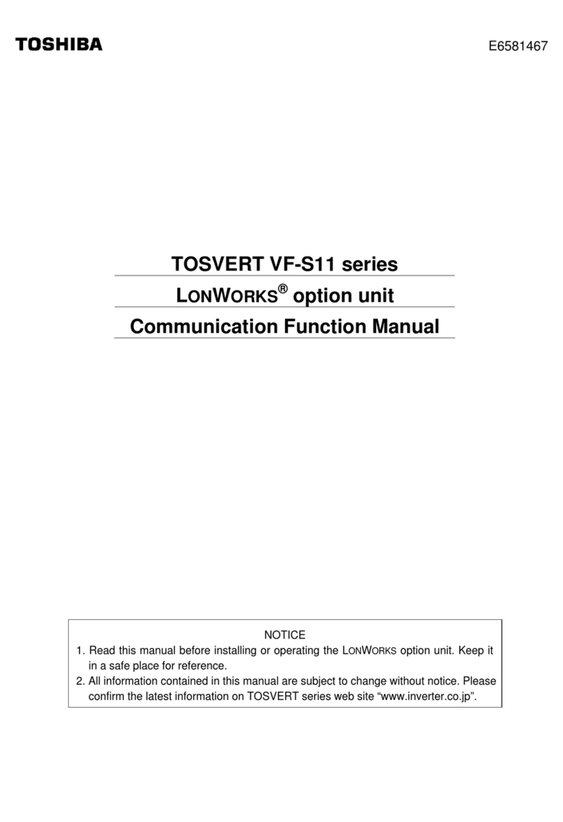 Toshiba LONWORKS option unit Parts list manual