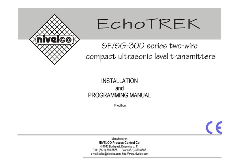 Echotrek SG-300 Series Assembly instructions
