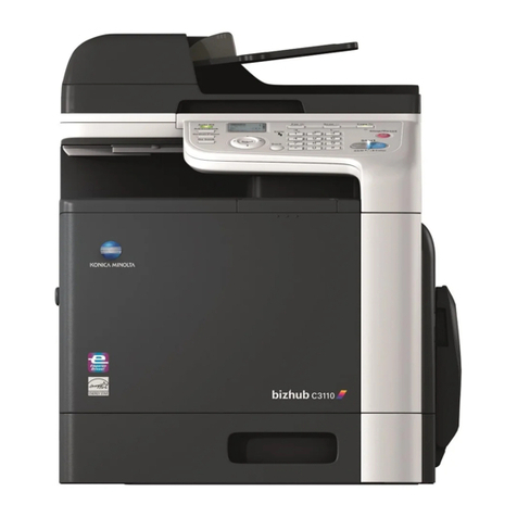 Konica Minolta bizhub c3110 Service Launch Guide
