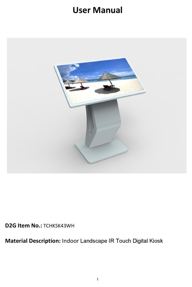 D2G TCHKSK43WH User manual
