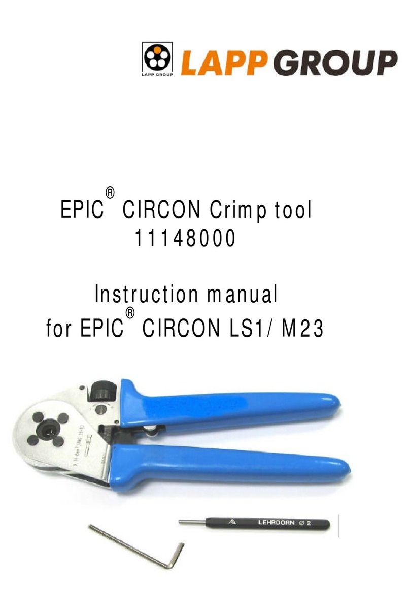 Lapp Group EPIC CIRCON LS1/M23 instruction manual Lapp Group EPIC CIRCON LS1/M23 instruction manual