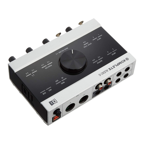 Native Instruments Komplete Audio 6 User manual