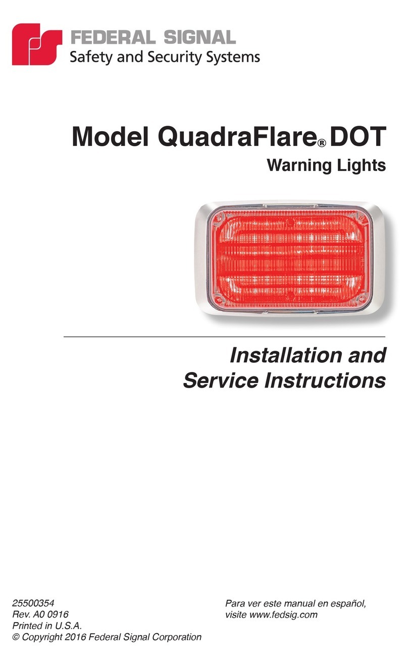 Federal Signal Corporation QL43 Quick guide Federal Signal Corporation QL43 Quick guide