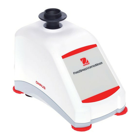 OHAUS Vortex Mixer VXMNFS User manual OHAUS Vortex Mixer VXMNFS User manual