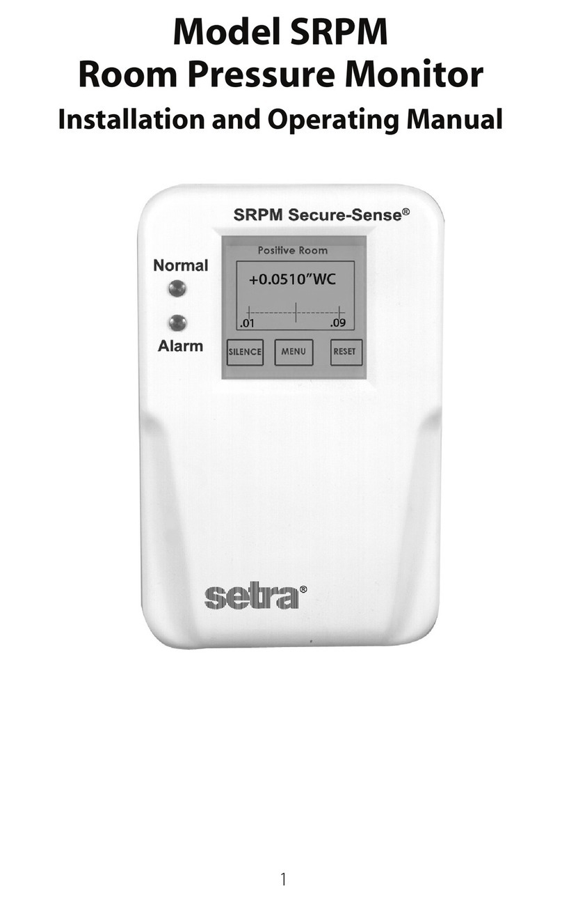 Setra Systems SRPM User manual