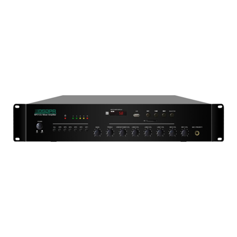 DSPPA MP260U User manual DSPPA MP260U User manual