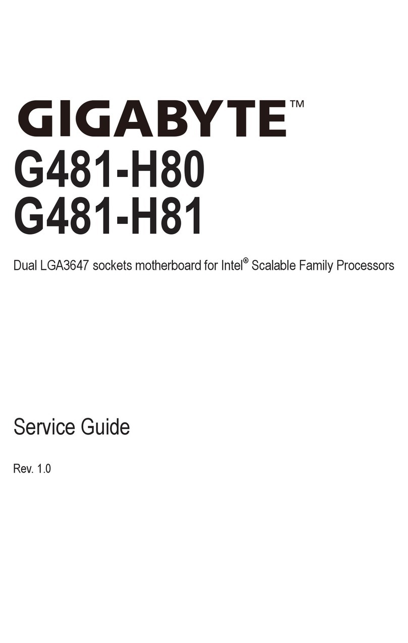Gigabyte G481-H80 Service guide