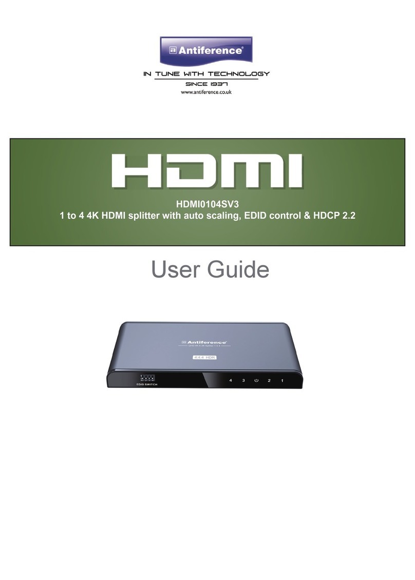 ANTIFERENCE HDMI0104SV3 user guide