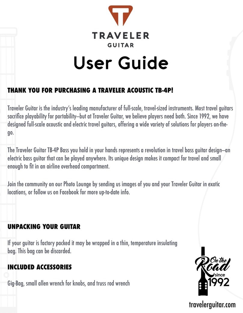 Traveler Guitar TB-4P user guide