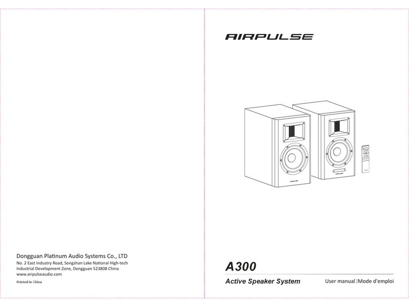 AIRPULSE A300 user manual