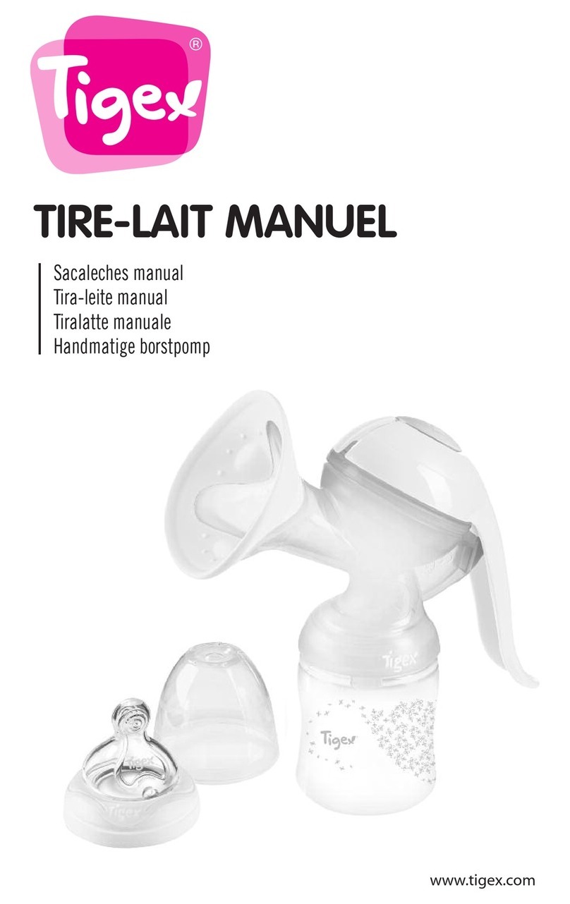 TIGEX Multiflow manual breast pump manual