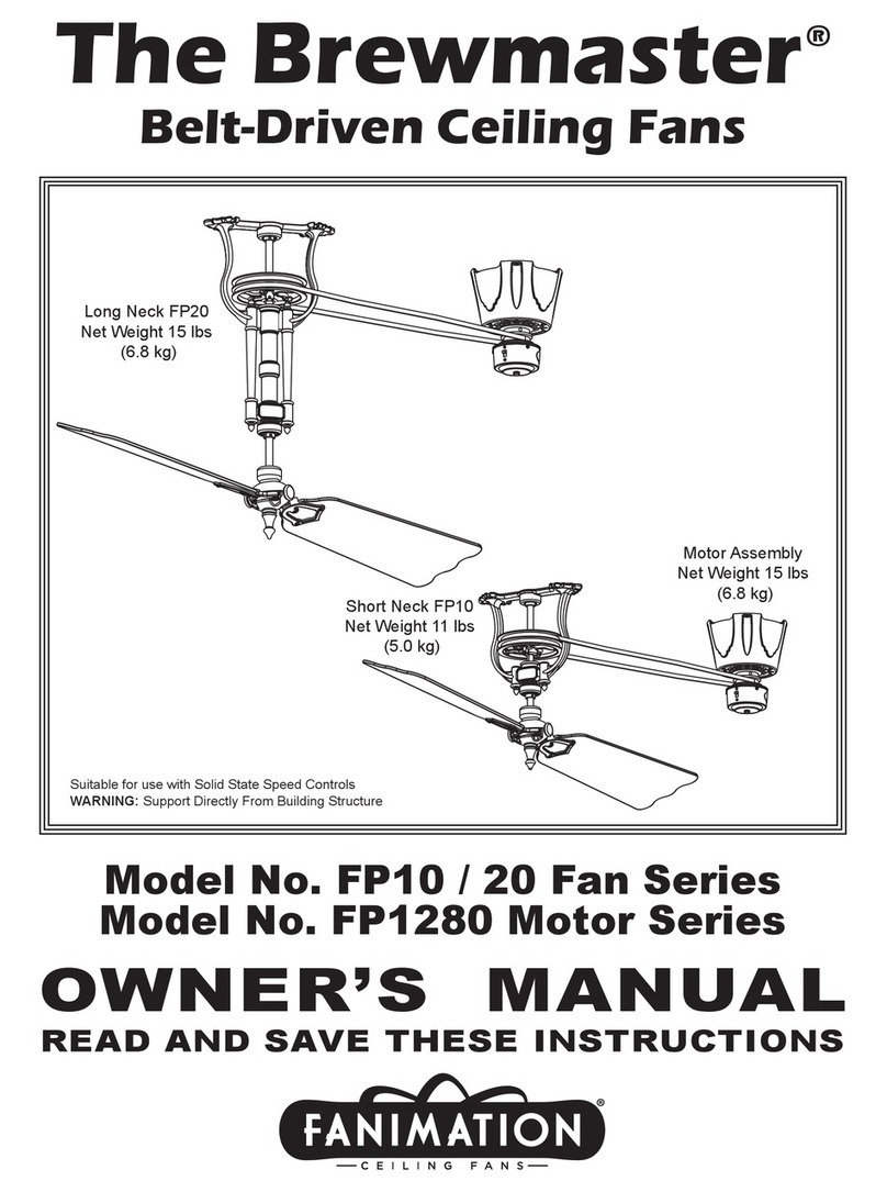 Fanimation Brewmaster FP10 Series User manual