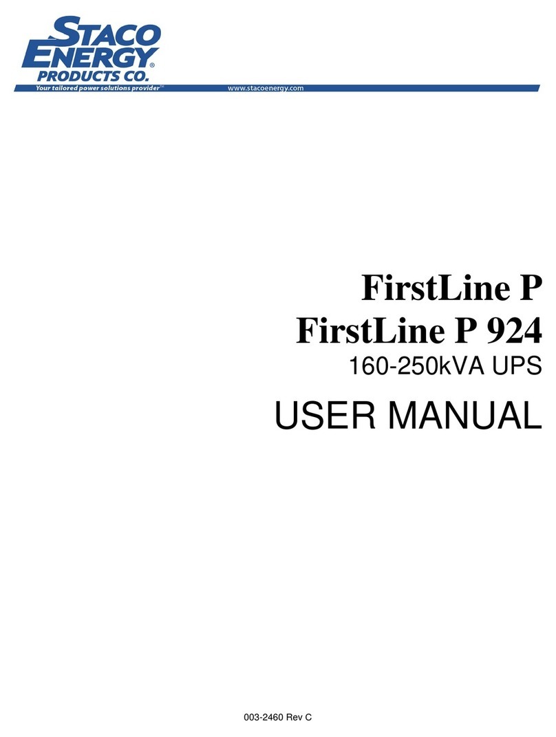 Staco Energy FirstLine P user manual