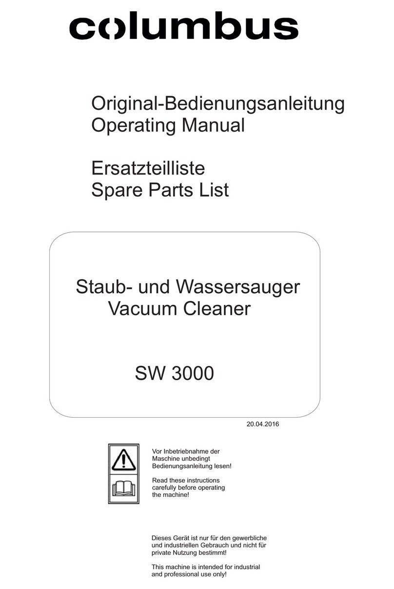Columbus SW 3000 User manual