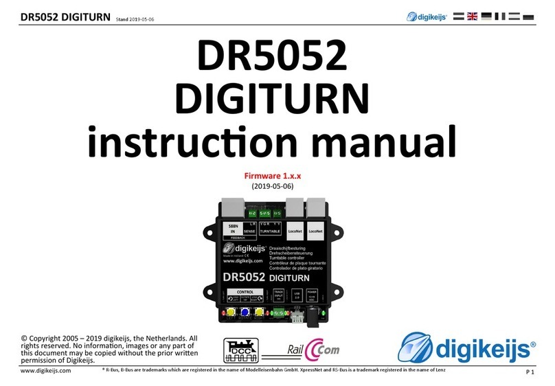 Digikeijs DR5052 DIGITURN instruction manual
