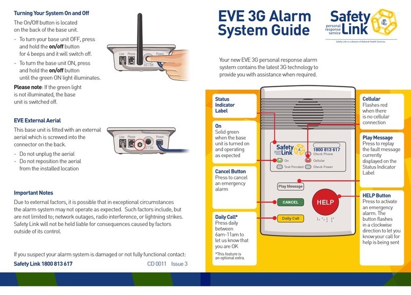 Safety Link EVE 3G System guide