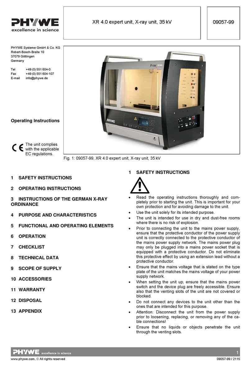 PHYWE XR 4.0 operating instructions