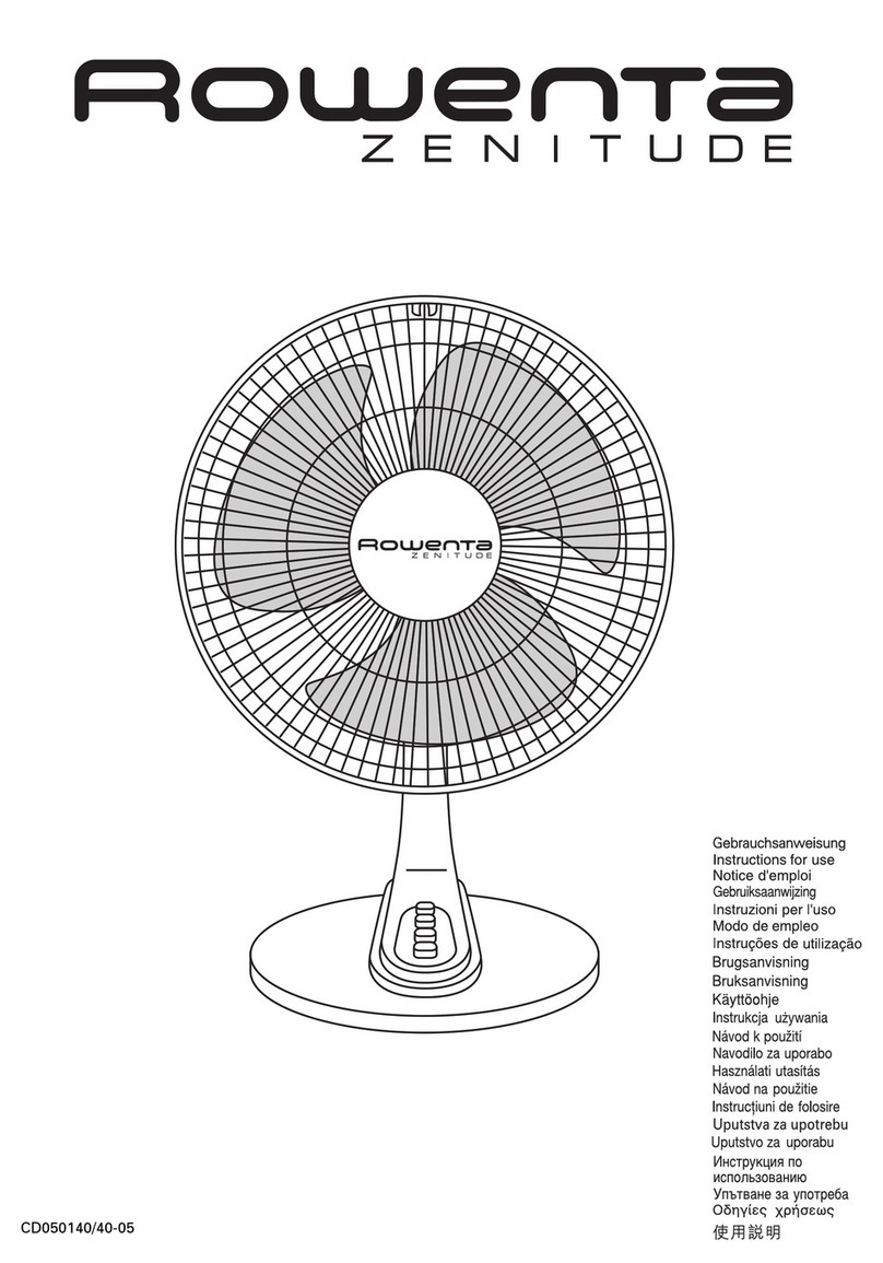 Rowenta Zenitude VU2010 Instructions for use