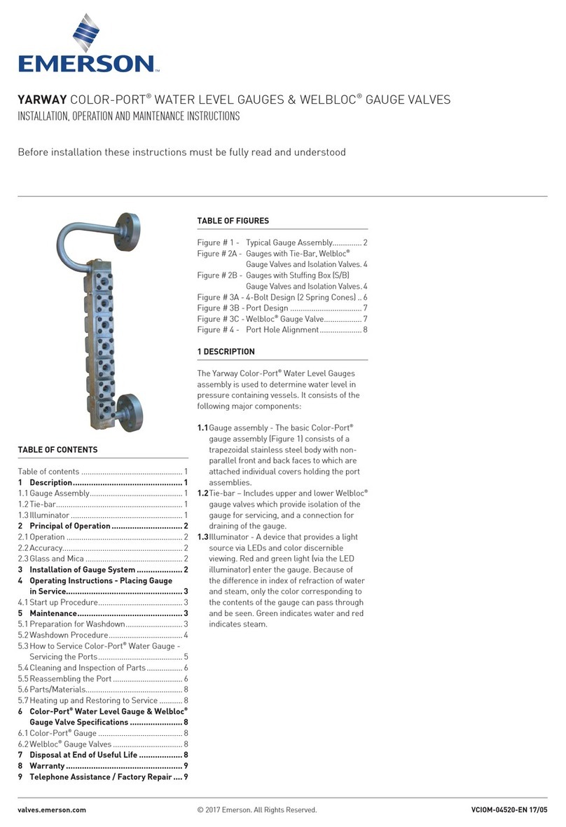 Emerson Yarway Color-Port 4511N Manual