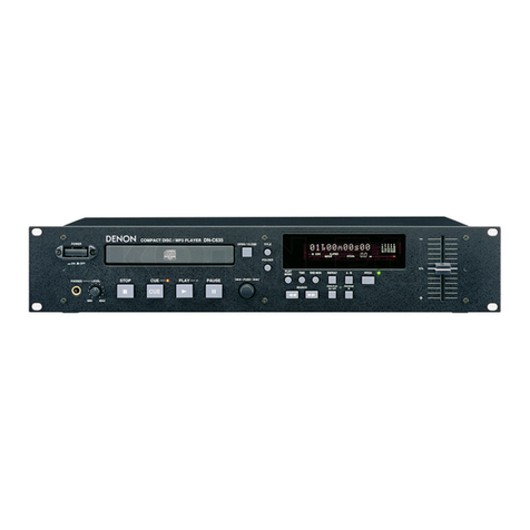 Denon DN-C635 User manual