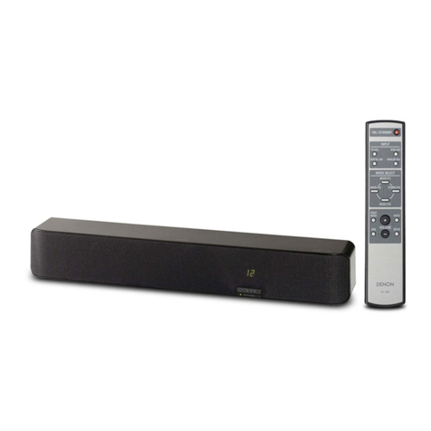 Denon DHT FS5 - X-SPACE Surround System Home Theater Speaker... User manual