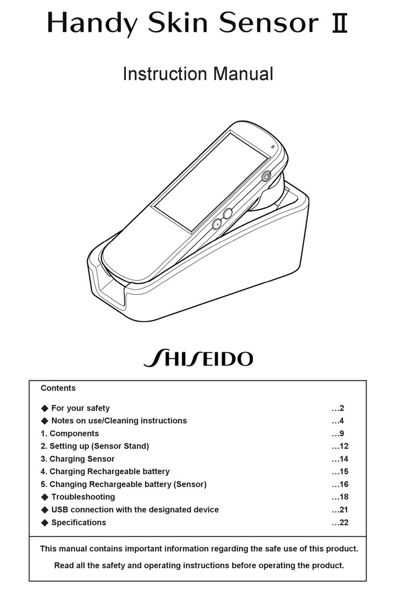 Shiseido Handy Skin Sensor II instruction manual