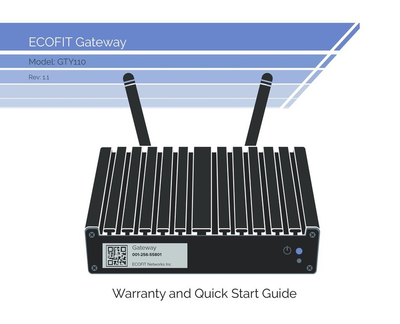 Ecofit GTY110 Warranty and Quick Start Guide Ecofit GTY110 Warranty and Quick Start Guide
