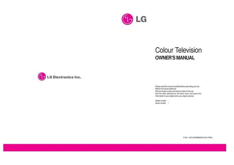 LG 21FU1 Series owner's manual